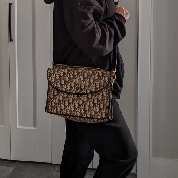 Authentic Vintage Dior Pouch Crossbody 2in1 Bag - Picture 10 of 13
